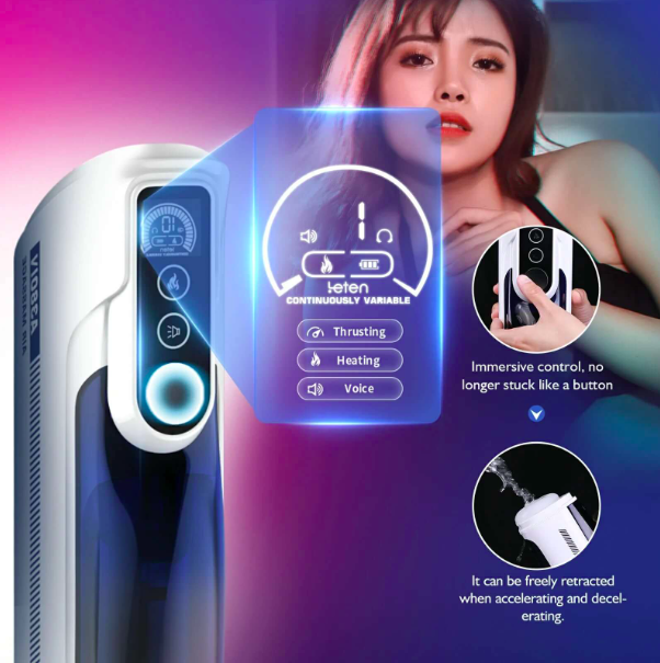 Âm đạo giả đa năng Leten A380 male Masturbator 10 chế độ bú mút